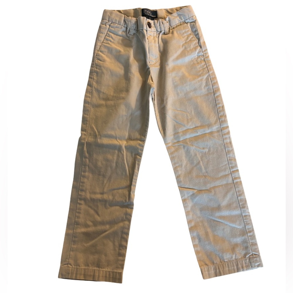 Polo by Ralph Lauren 4 Pocket Straight Leg Cotton Pants in Basic Sand Size 5